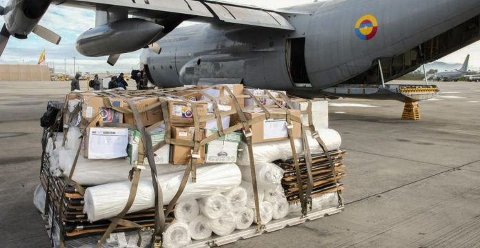 Colombia refuerza la ayuda con hospital de campaña en Venezuela.