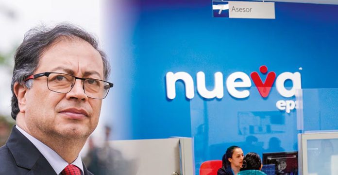 Gustavo Petro exige asumir deuda estatal en Nueva EPS