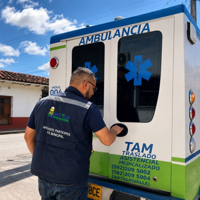 Salud en Cartago durante las acciones desplegadas para responder a las necesidades generadas por el terremoto.