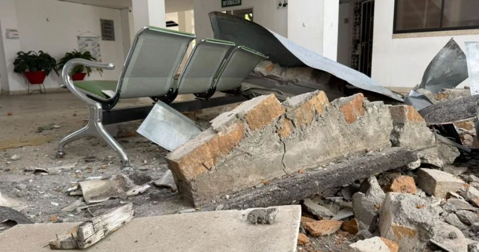 Hospitales del Valle afectados presentan daños en áreas internas que requieren intervención.
