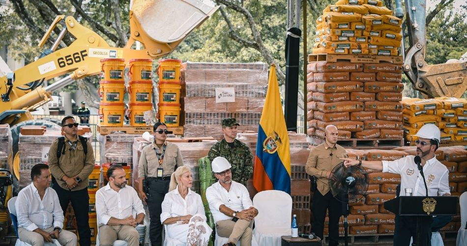 Reconstrucción del Valle del Cauca con medidas para recuperar los servicios de salud afectados por el terremoto.