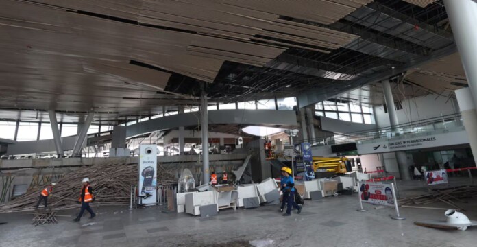 Aeropuerto de Pereira presenta afectaciones en la terminal mientras avanzan trabajos para recuperar su operación