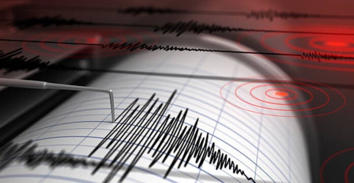 Temblor en Colombia, imagen de referencia de un sismógrafo utilizada para ilustrar el movimiento sísmico