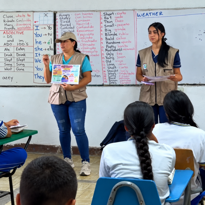 Semana Andina en Cartago con charlas pedagógicas a estudiantes de la I.E. Indalecio Penilla
