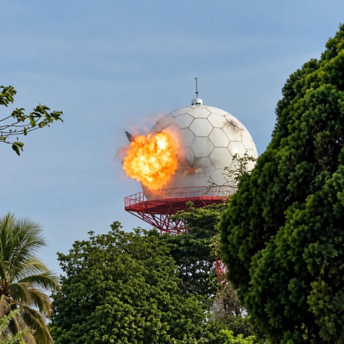 Ataque al radar de la Aeronáutica Civil en Candelaria afectó la cubierta conocida como Radomo
