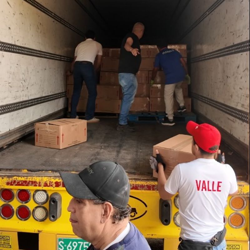 Guatemala envía 25 toneladas de ayuda que serán distribuidas entre familias afectadas por el terremoto.