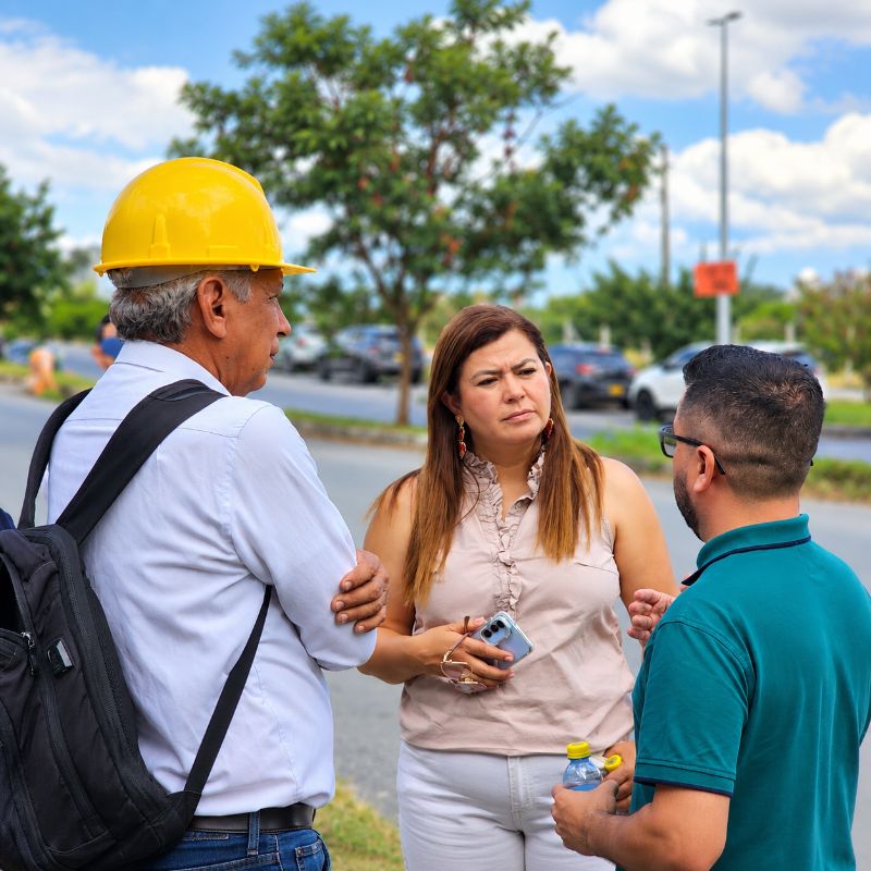 Inician obras para culminar la Fase I de la Avenida Los Colibríes con una visita técnica en terreno.