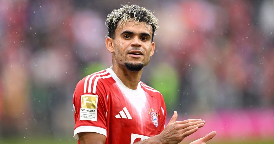 Luis Díaz nominado al Balón de Oro 2026 aparece con el uniforme del Bayern Múnich.