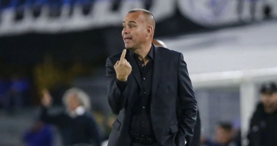Rafael Dudamel durante el análisis del triunfo del Deportivo Cali frente a Santa Fe