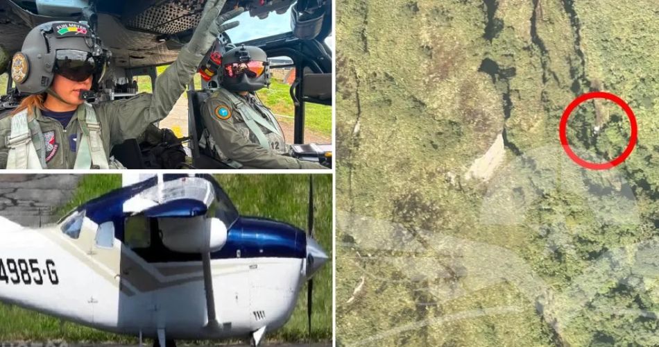 Confirman muerte de los cinco ocupantes de la Cessna T206 que había perdido comunicación durante su recorrido hacia Bogotá