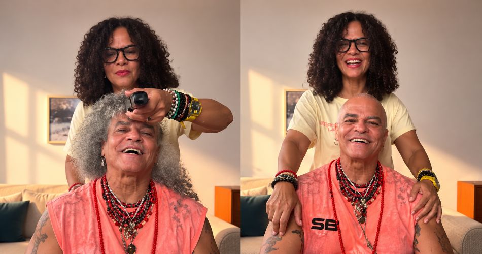 El Pibe Valderrama aparece con su característica melena durante una campaña publicitaria de Cerveza Andina.