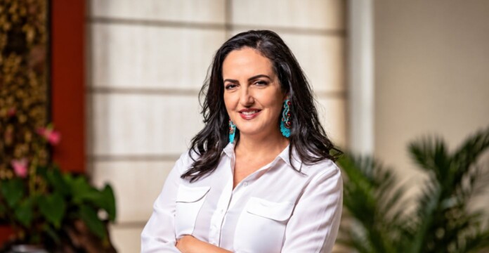 María Fernanda Cabal en una imagen relacionada con su llegada al Partido Republicano.