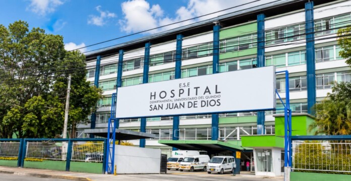 Hospital en el Quindío afectado en su infraestructura por el terremoto del 10 de agosto