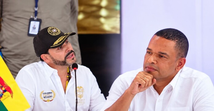 Alcalde de Sincelejo junto a Abelardo de la Espriella en composición sobre el enfrentamiento entre ambos